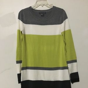 Jessica Howard Size S Gray Lemon Cream Women Dress